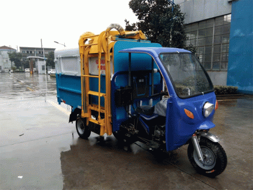 荆州三轮摩托侧翻桶清运车