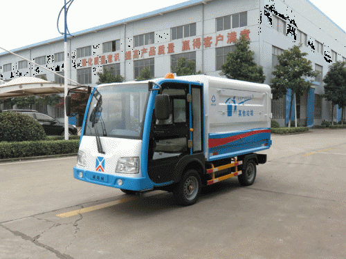 荆州电动环卫车_电动垃圾清运车