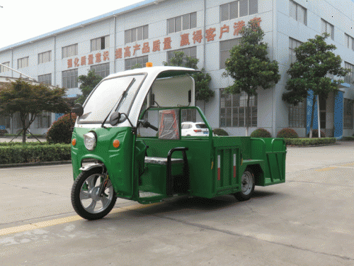 荆州电动保洁车_电动三轮四桶车