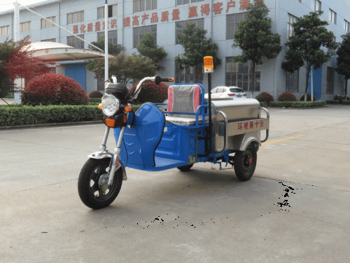 荆州电动保洁车_电动三轮不锈钢保洁车